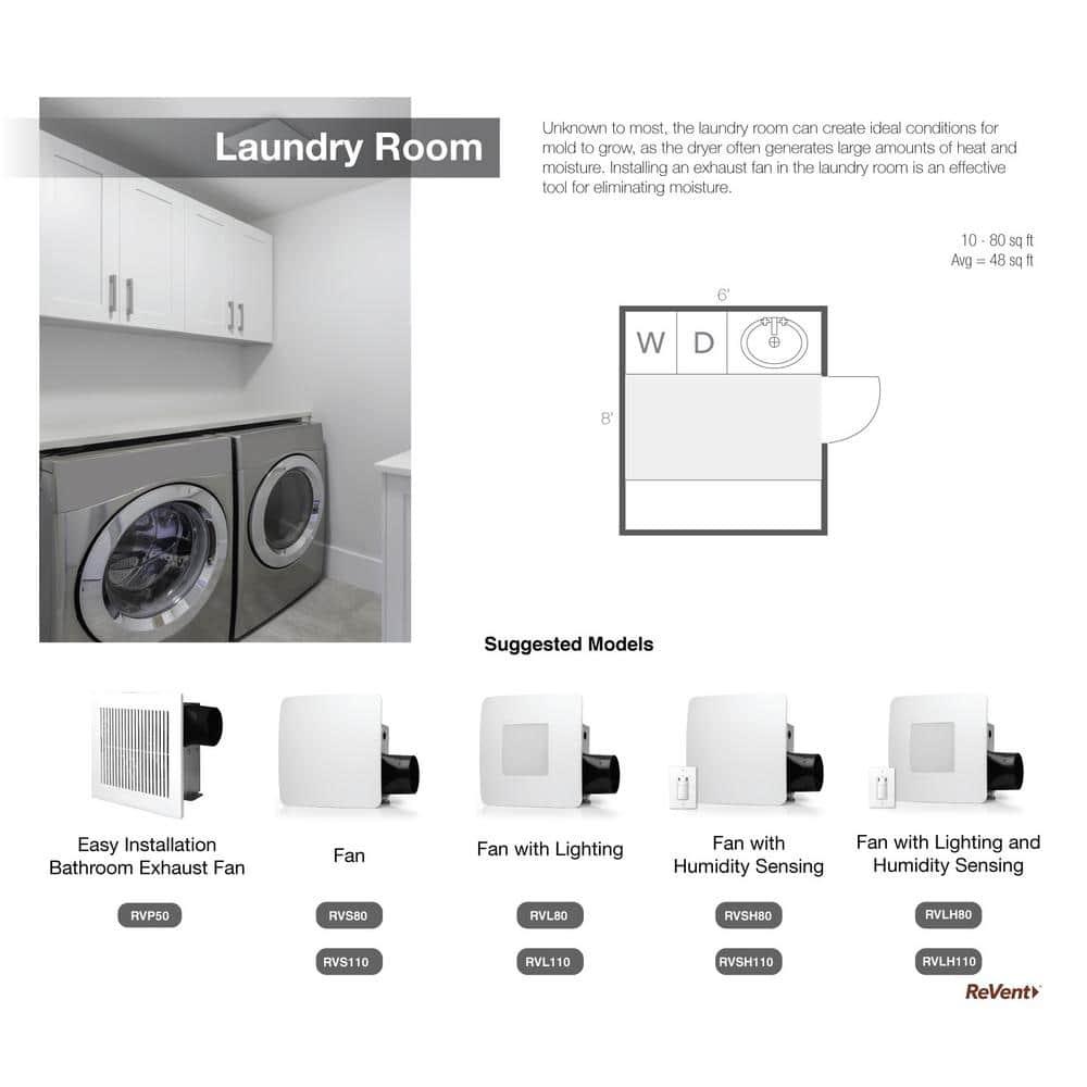 80 CFM Ceiling/Wall Mount Easy Roomside Installation Bathroom/Bath Exhaust Fan with Adjustable LED Lighting, ENERGY STAR - qzwyr07yzktkmyyu581z@2x.jpg