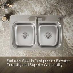 Verse 33" Double Basin Drop In Stainless Steel Kitchen Sink With Four Faucet Holes - r1gdgt6gogvddm8is82n@2x.jpg