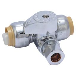 Quarter Turn Tee Stop, 1/2 x 3/8 in, Push x Comp, Chrome - r20mqpr92lrcp2pbnrod@2x.jpg