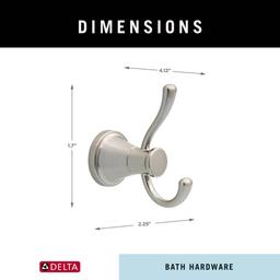 Casara Double Towel Hook Bath Hardware Accessory in Brushed Nickel - r2ohktxzenj2sp7eibiy@2x.jpg