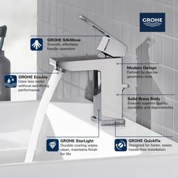 Eurocube 1.2 GPM Single Hole Bathroom Faucet with StarLight, SilkMove, EcoJoy, and QuickFix Technologies - Includes Pop-Up Drain Assembly - r4ll2cilirxmmzvf5x9i@2x.jpg