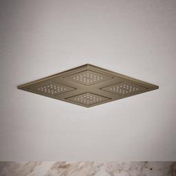 WaterTile Rain 9-7/8" Square 2.4 GPM Overhead Showering Panel with Four 22-Nozzle Fully Adjustable Sprayheads Featuring MasterClean Sprayfaces - ra7gsttur9ntlal2n3hn@2x.jpg