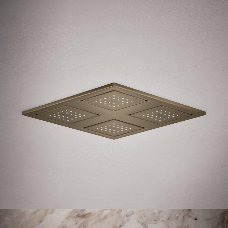 WaterTile Rain 9-7/8" Square 2.4 GPM Overhead Showering Panel with Four 22-Nozzle Fully Adjustable Sprayheads Featuring MasterClean Sprayfaces - ra7gsttur9ntlal2n3hn@2x.jpg