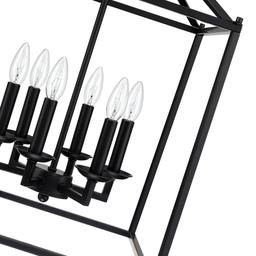 Dawn 6-Light Matte Black Chandelier 16" - raspnt5w8culcvxnawbc@2x.jpg