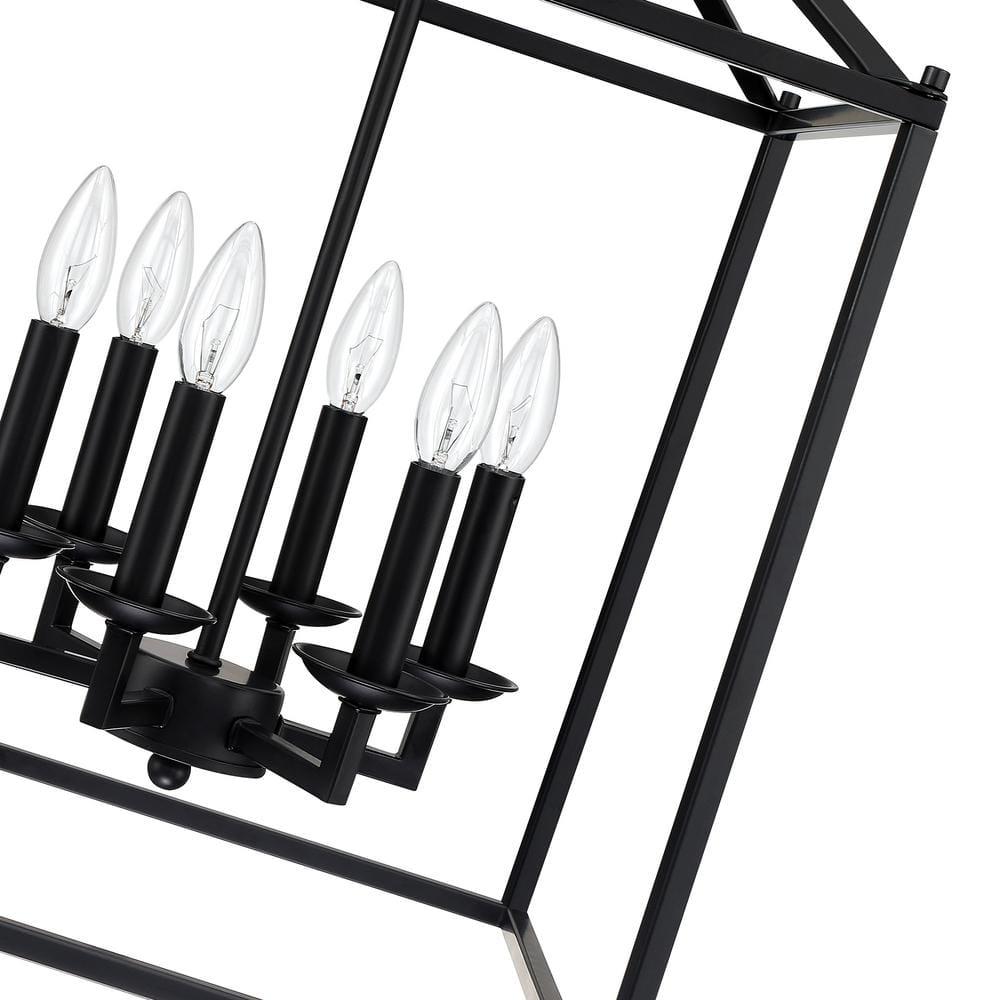 Dawn 6-Light Matte Black Chandelier 16" - raspnt5w8culcvxnawbc@2x.jpg