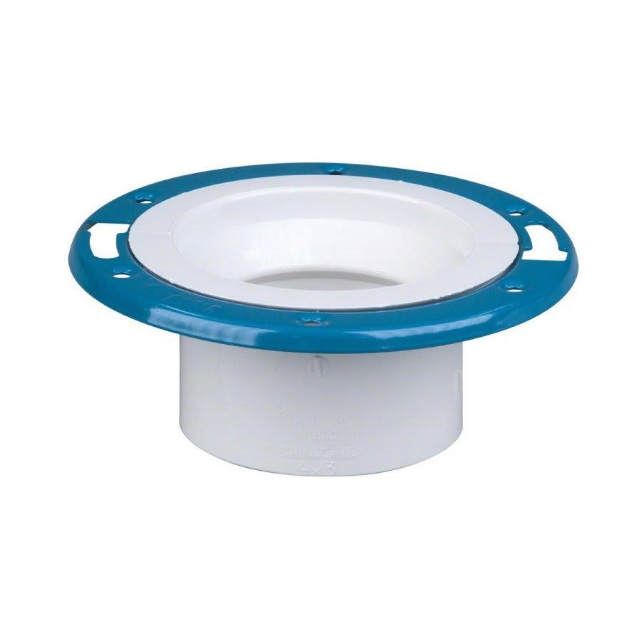 Adjustable Closet Flange, 4 in, Hub, PVC, SCH 40/STD - rbecw41qaewt8axxv8s8@2x.jpg