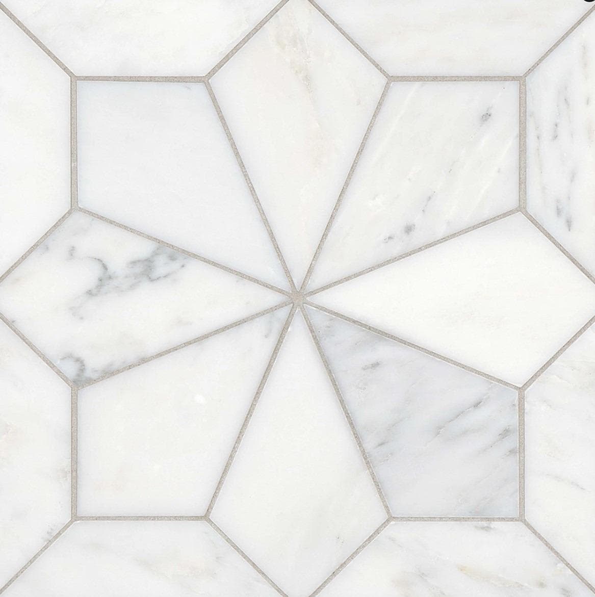 Blomma Bianco Mosaic - Honed