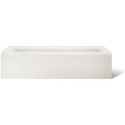 Bellwether Bath Tub 60" L x 30 1/4" W Cast Iron Soaking for Three Wall Alcove Installations with Integral Apron and Right Drain - rcjvnhkkop9hiq1dxyyb@2x.jpg
