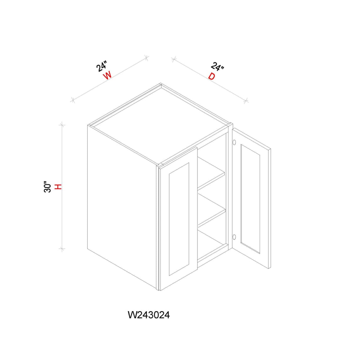 Wall Refrigerator Cabinet - 24"W x 30"H x 24"D - rcmfezx8ldnjdvixmbrf@2x.jpg