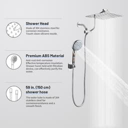 Heemli 9-Spray Rainfull 2-in-1 Patterns Adjustable Fixed Shower Head with Filter 1.8 GPM and Handheld Shower Head in Chrome KFA12C - reazdyiy4k6ukgu8od9m@2x.jpg