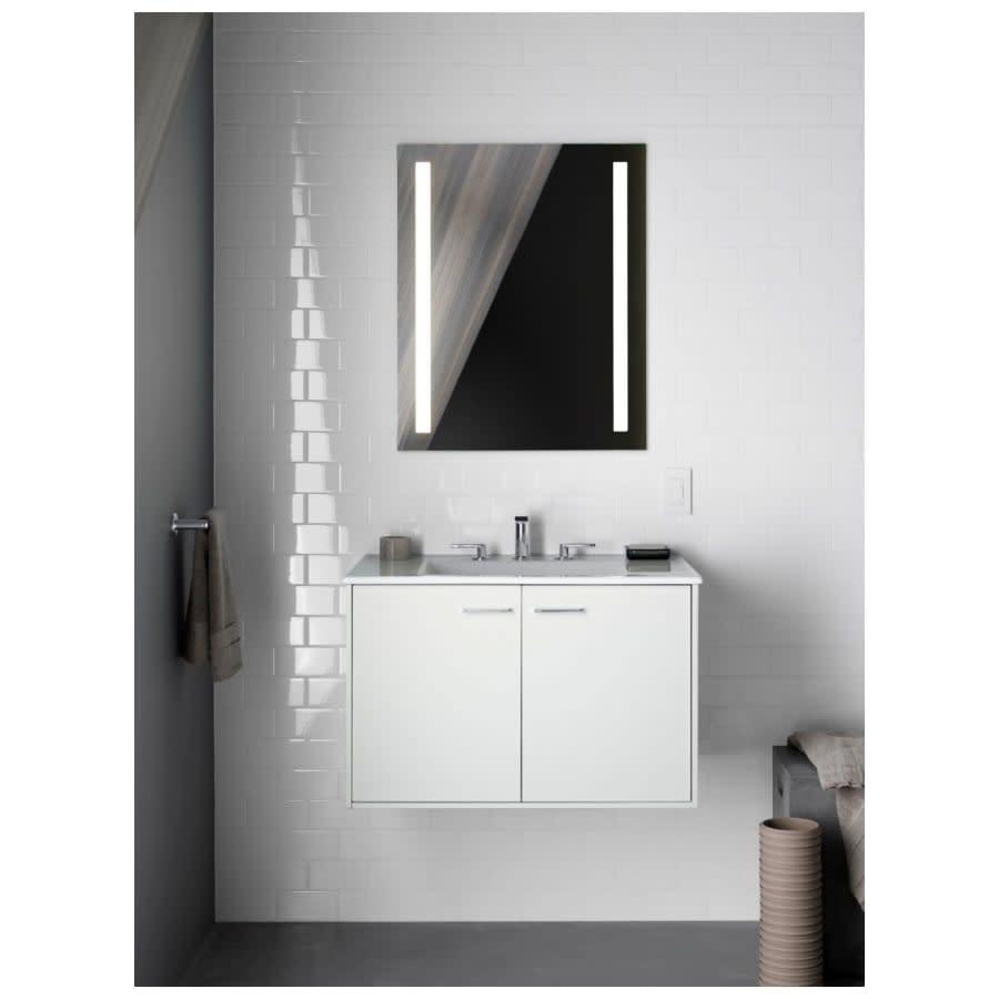 Verdera 24" x 30" Lighted Single Door Medicine Cabinet with Three Shelves, Built-in Outlets and Flip Out Magnifying Mirror - CA Title 24 Compliant - refid9uqnodhcdatpvdg@2x.jpg