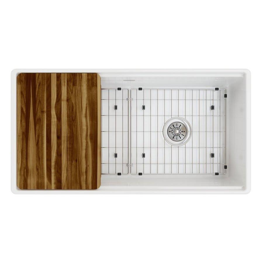 Single Bowl Kitchen Sink, Apron Mount, 36 x 18-13/16 in, 9-5/8 in Bowl Depth, Fireclay, White - rem1fz7aircjd4cl0srt@2x.jpg