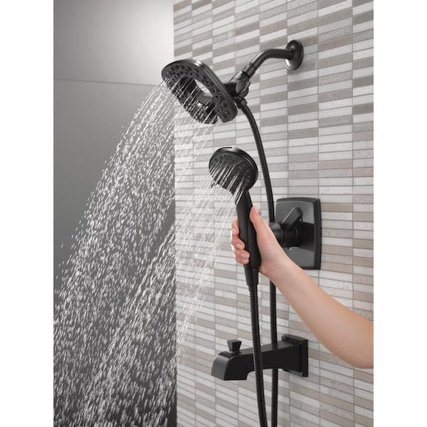 Delta Ashlyn In2ition Single Handle 4-Spray Tub and Shower Faucet 1.75 GPM in Matte Black Valve Included FVS17464-BL-I - renyzwq2wjufhsri5hks@2x.jpg
