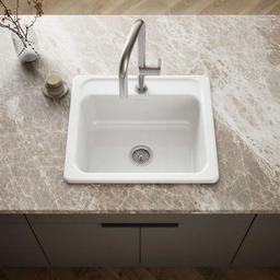 Mayfield 25" Single Basin Top-Mount Enameled Cast-Iron Kitchen Sink - reyneccph8nsw2loo1ax@2x.jpg