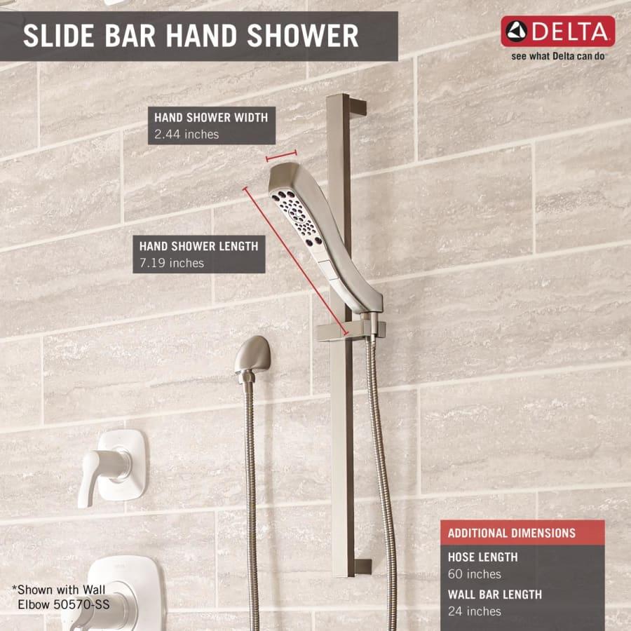 1.75 GPM Hand Shower Package with H2Okinetic and Touch-CleanÂ® Technologies - Includes Hand Shower, Slide Bar, Hose, and Limited Lifetime Warranty - rf40tjw1k9mywfmtndhs@2x.jpg