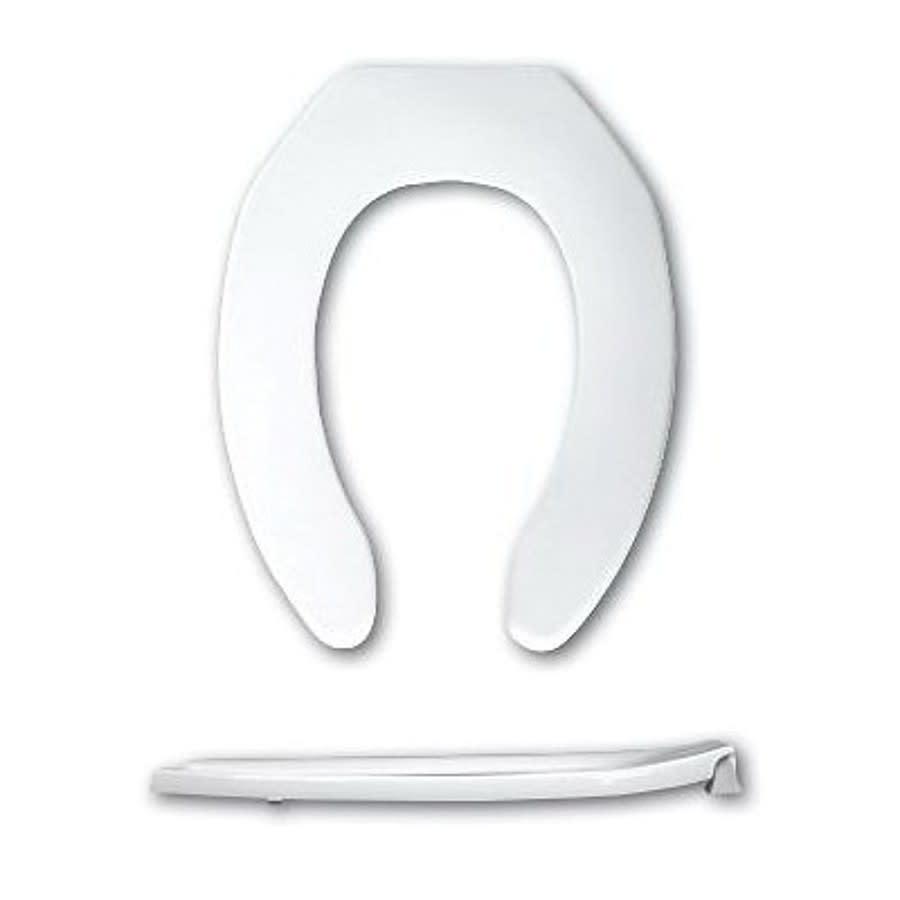Toilet Seat, Elongated Bowl, Open Front, Less Cover, Plastic, White - rf7livpedstx6idcbt2j@2x.jpg
