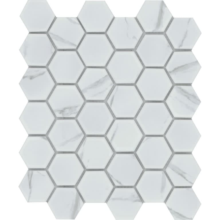 ELEGAN CALACATA MT 2" HEX/MO