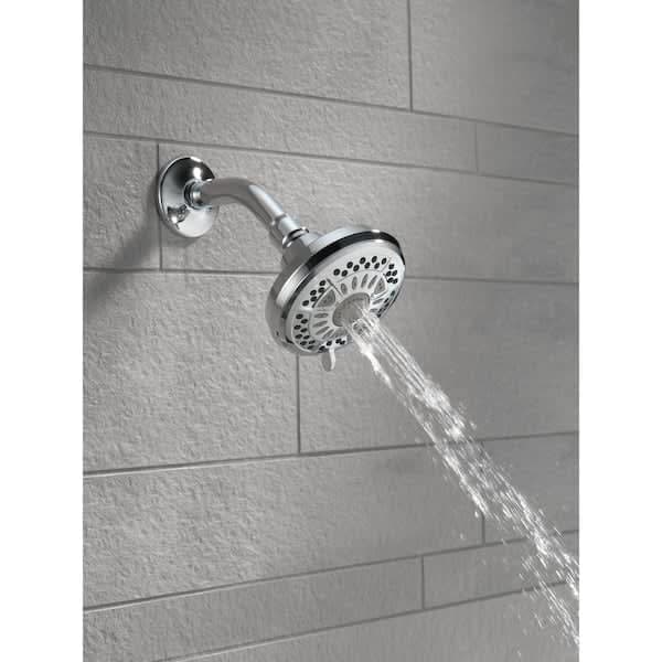 Delta 6-Spray Patterns 1.75 GPM 4.38 in. Wall Mount Fixed Shower Head in Chrome 75641 - rgdb3pnrf8hhrv6nr1ms@2x.jpg