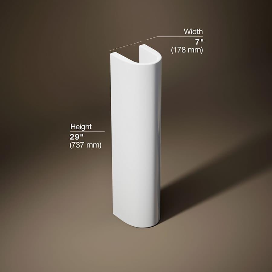 Veer Bathroom Sink Pedestal