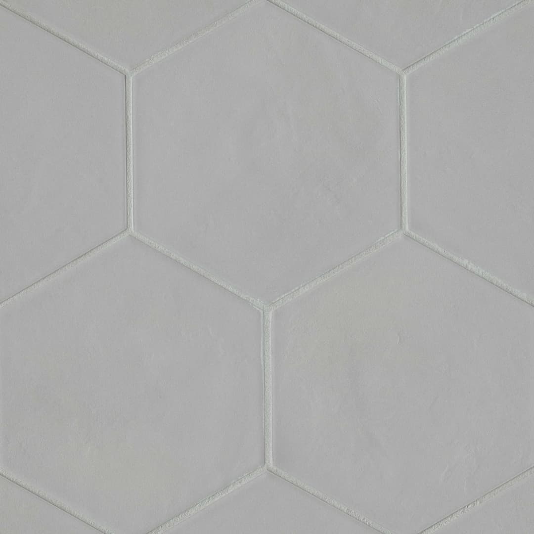 Allora 8.5" x 10" Hexagon Matte Porcelain Tile in Solid Grey - rgrrbcwthq9mrbp1klhl@2x.jpg