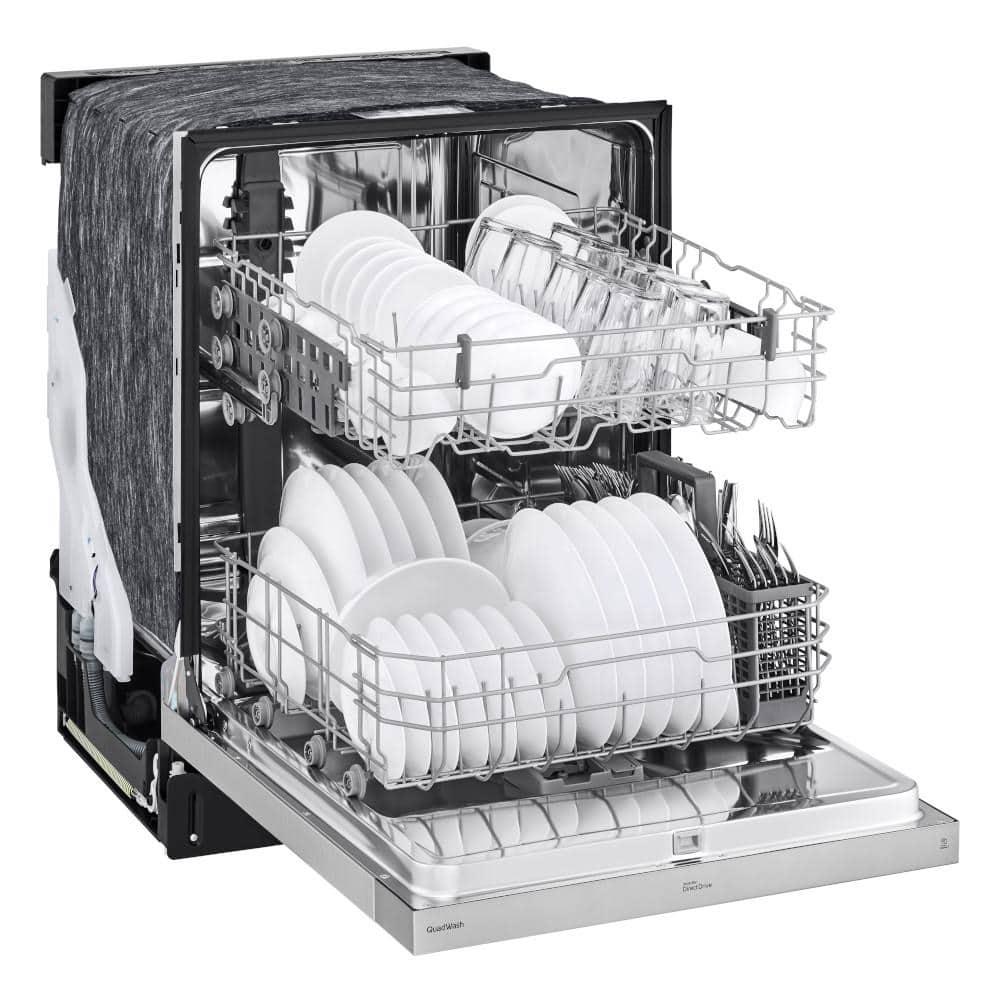 24"W Full Console / Pocket Handle Dishwasher Stainless Steel - rgtdcac21kpzeqzz507k@2x.jpg
