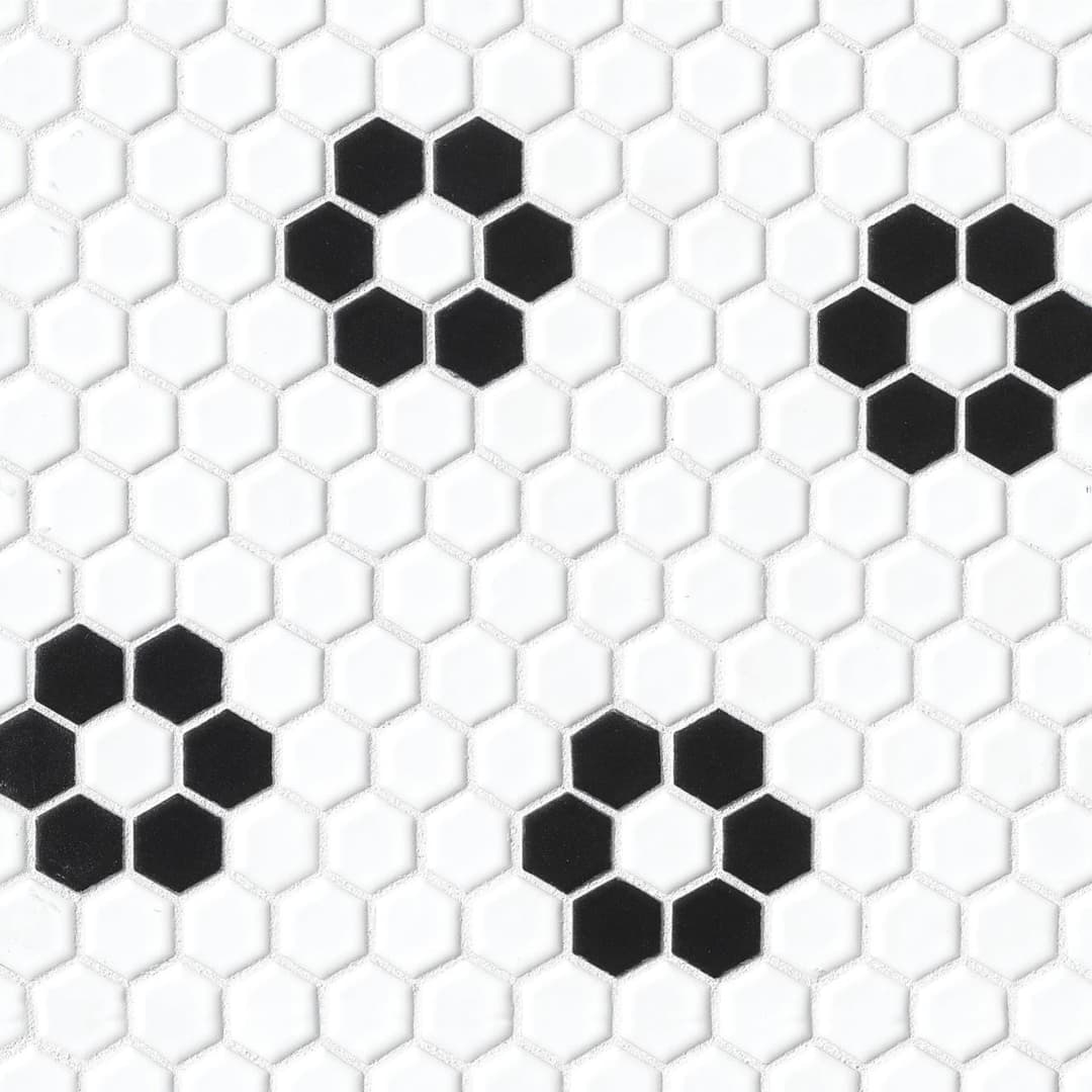 Le Cafe 1" x 1" Matte Porcelain Mosaic Tile - Deco Design 2 - rgtfhx30yc3xycl90ecg@2x.jpg
