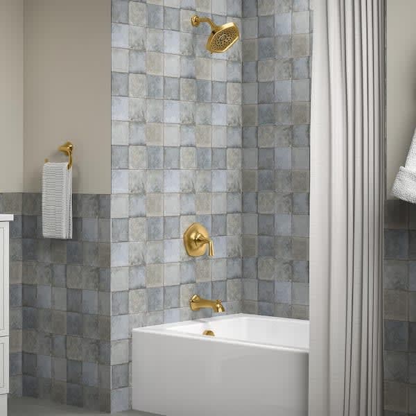 KOHLER Sundae Single-Handle 3-Spray Tub and Shower Faucet 1.75 GPM in Vibrant Brushed Moderne Brass (Valve Included) R28798-4G-2MB - rlfdqvikvtcqczuuvs1i@2x.jpg