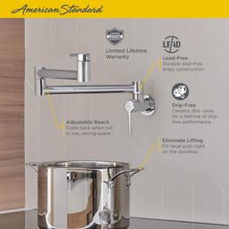 Studio S 4 GPM Wall Mounted Double-Jointed Pot Filler with 22" Spout Reach - rn8b6ed4qnufpnonejnu@2x.jpg