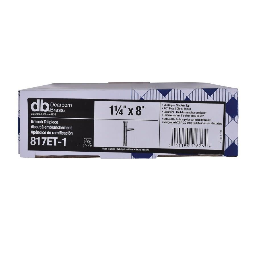 Tubular Branch Tailpiece, 1-1/4 in, Tube x Slip Joint, 20 ga, Polished Chrome - rnwygfnkhfngb9cw52wy@2x.jpg