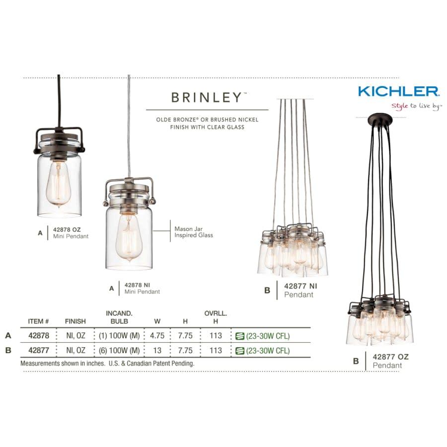 Brinley Single Light 5" Wide Mini Pendant with Canning Jar Style Shade - ronh4aurnv0uqkdo4w6l@2x.jpg