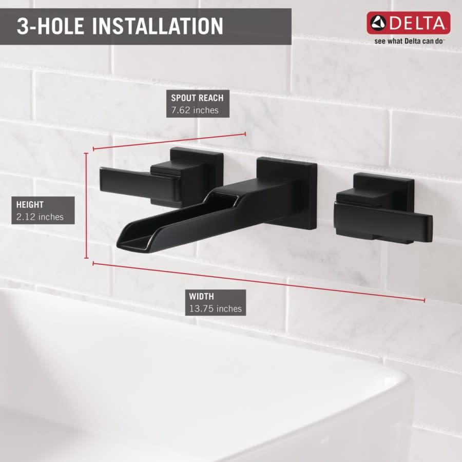 Ara 1.2 GPM Wall Mounted Waterfall Bathroom Sink Faucet - Metal Pop-up Drain Assembly Not Included - rpwih7kl0izn5ws5yd7w@2x.jpg