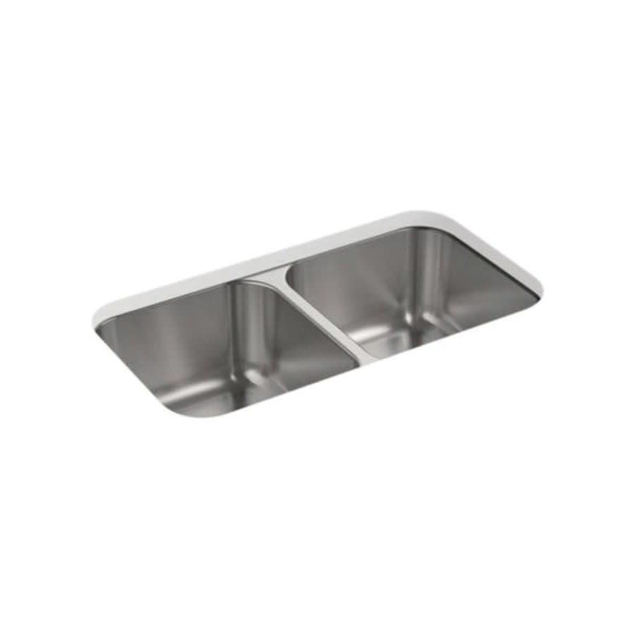 McAllister® Double Bowl Kitchen Sink, Under Mount, 31-15/16 x 18-1/8 in, 8-9/16 in Bowl Depth, 18 ga Luster Steel, Stainless - rq27dud3iuhjdg4wpgml@2x.jpg