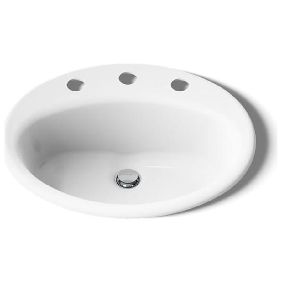 Farmington 19-1/4" Oval Cast Iron Drop In Bathroom Sink with Overflow and 3 Faucet Holes at 8" Centers - rupxdck7c46zgcupssml@2x.jpg