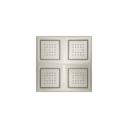 WaterTile Rain 9-7/8" Square 2.4 GPM Overhead Showering Panel with Four 22-Nozzle Fully Adjustable Sprayheads Featuring MasterClean Sprayfaces - ryffjw2dgwls35znrcfw@2x.jpg
