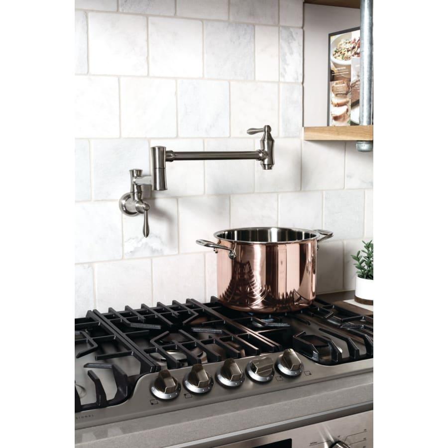 Traditional Wall Mounted Pot Filler with Dual Swing Joints and 24" Extension - Includes Lifetime Warranty - rykhwggwdjebubngprwi@2x.jpg