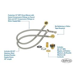 Royal Flexible Water Line Kit, Stainless Steel - ryvzwiavmezpronsjprd_x500.jpg