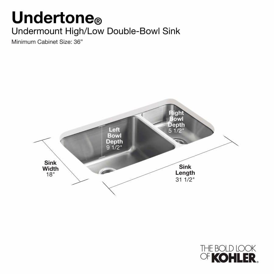 Undertone 32" Double Basin Under-Mount 18-Gauge Stainless Steel Kitchen Sink with SilentShield - rywdq6cfhnjkzf4zgnfm@2x.jpg