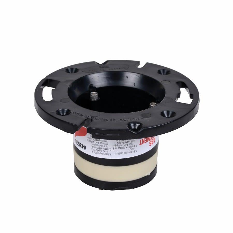 DWV Closet Flange, 4 in, Hub, ABS - rzfhj2b6ut18ehtkxay1@2x.jpg