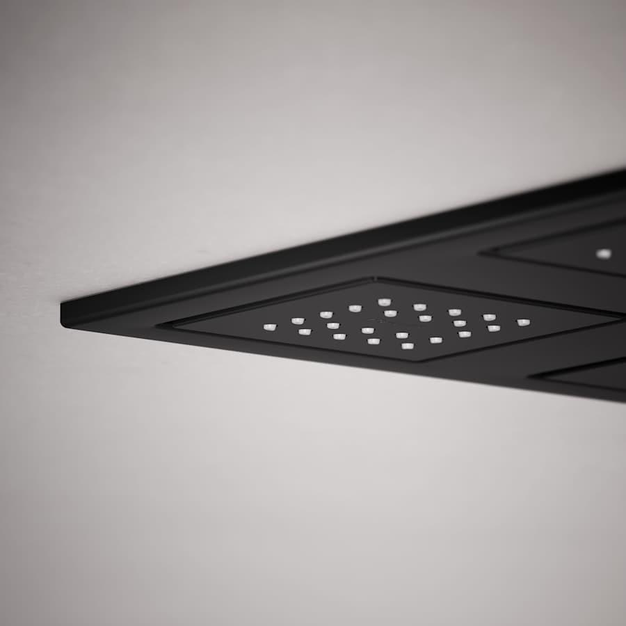 WaterTile Rain 9-7/8" Square 2.4 GPM Overhead Showering Panel with Four 22-Nozzle Fully Adjustable Sprayheads Featuring MasterClean Sprayfaces - s03cazfoe2trtfmi9wn0@2x.jpg