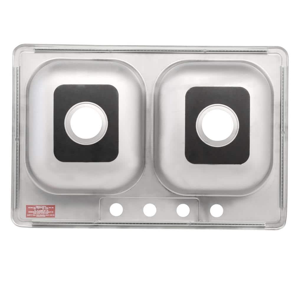 Glacier Bay Drop-In Stainless Steel 33 in. 4-Hole Double Bowl Kitchen Sink - s1mwxgezeefeaxneg4ah@2x.jpg