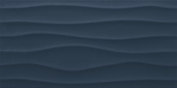 Multitude Nostalgic Blue Rectangle, Wave 12X24 Textured