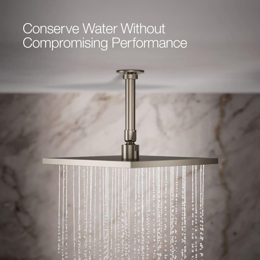 Radiant Contemporary Square 10" Single Function 2.5 GPM Rainhead with MasterClean Sprayface and Katalyst Air-Induction Technology - s4amqqhjzjaueplphp1f@2x.jpg