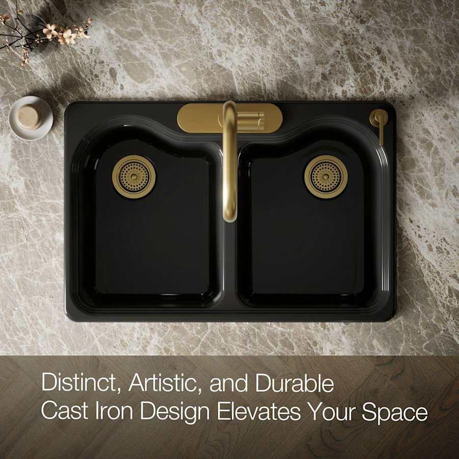 Hartland 33" Double Basin Top-Mount Enameled Cast-Iron Kitchen Sink - s5q37zmr1btcz8sxq1g9@2x.jpg
