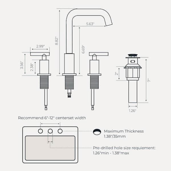 androme 8 in. Widespread 2-Handle Bathroom Sink Faucet with 360° Swivel Spout, Pop Up Drain in Gold H0301G - s7snhqcdzokdnitabiqt@2x.jpg