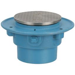 Cleanout With Top, 4 in Outlet, No Hub, 5-3/16 in Cover, Round, Nickel Bronze - s7tlwigfksw1zolo7rqo@2x.jpg