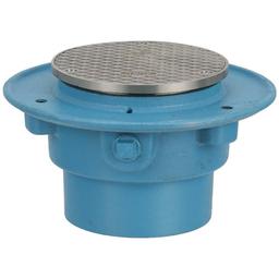 Cleanout With Top, 4 in Outlet, No Hub, 5-3/16 in Cover, Round, Nickel Bronze - s7tlwigfksw1zolo7rqo_x500.jpg