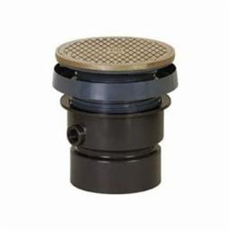 Cleanout With Top, 4 in Outlet, No Hub, 6-1/2 in Cover, Round, Nickel Bronze - s9dcclkebcsozxx7ijho@2x.jpg