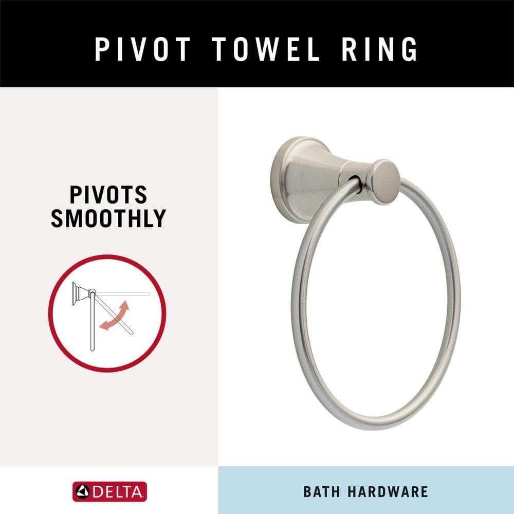 Casara Wall Mount Round Closed Towel Ring Bath Hardware Accessory in Brushed Nickel - sadjewrkr7dh9pptoxvk@2x.jpg