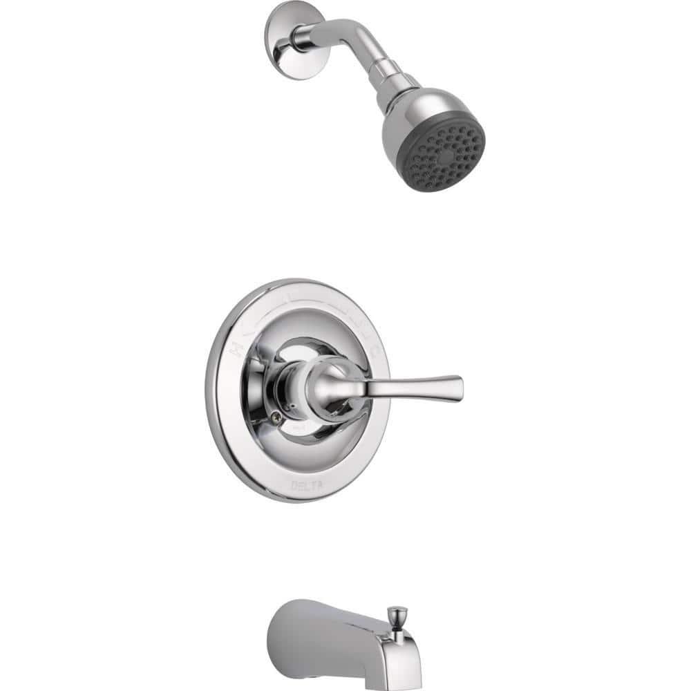 Foundations Single-Handle 1-Spray Tub and Shower Faucet in Chrome (Valve Included) - sbat8xtlczgvhhvbbjhw@2x.jpg