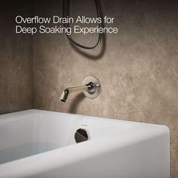 Bellwether Bath Tub 60" L x 30 1/4" W Cast Iron Soaking for Three Wall Alcove Installations with Integral Apron and Right Drain - sbf0qypet9pt3u12ssim@2x.jpg